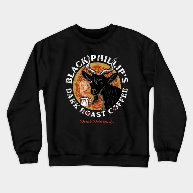 Phillip's Dark Roast Crewneck Sweatshirt by GoodIdeaRyan